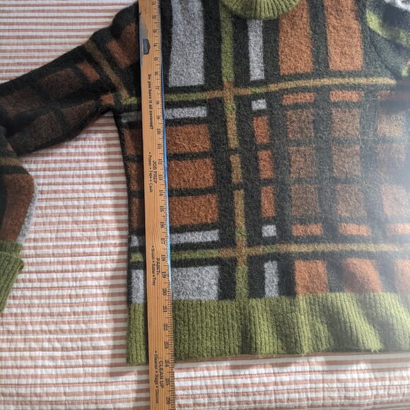 Cos Knitwear Multiple Colors Brown/Green/Orange/Gray Sweater Size US Small - Picture 7 of 10